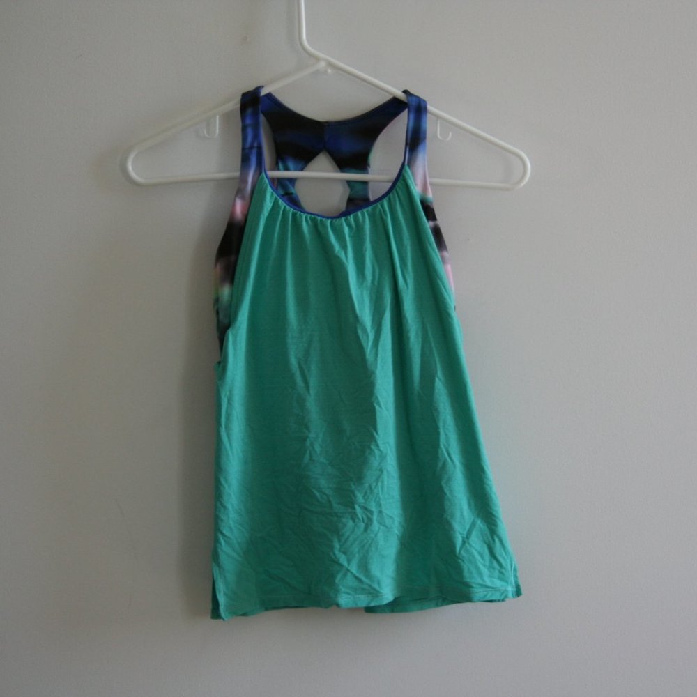 layered ivivva tank top
